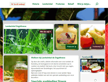 Tablet Screenshot of oogsthoeve.nl